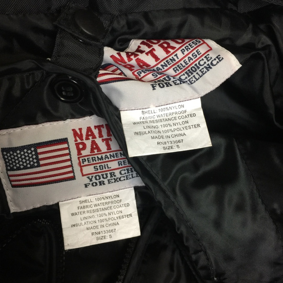 National Patrol Bomber Jacket Nylon Size S - Picture 7 of 8